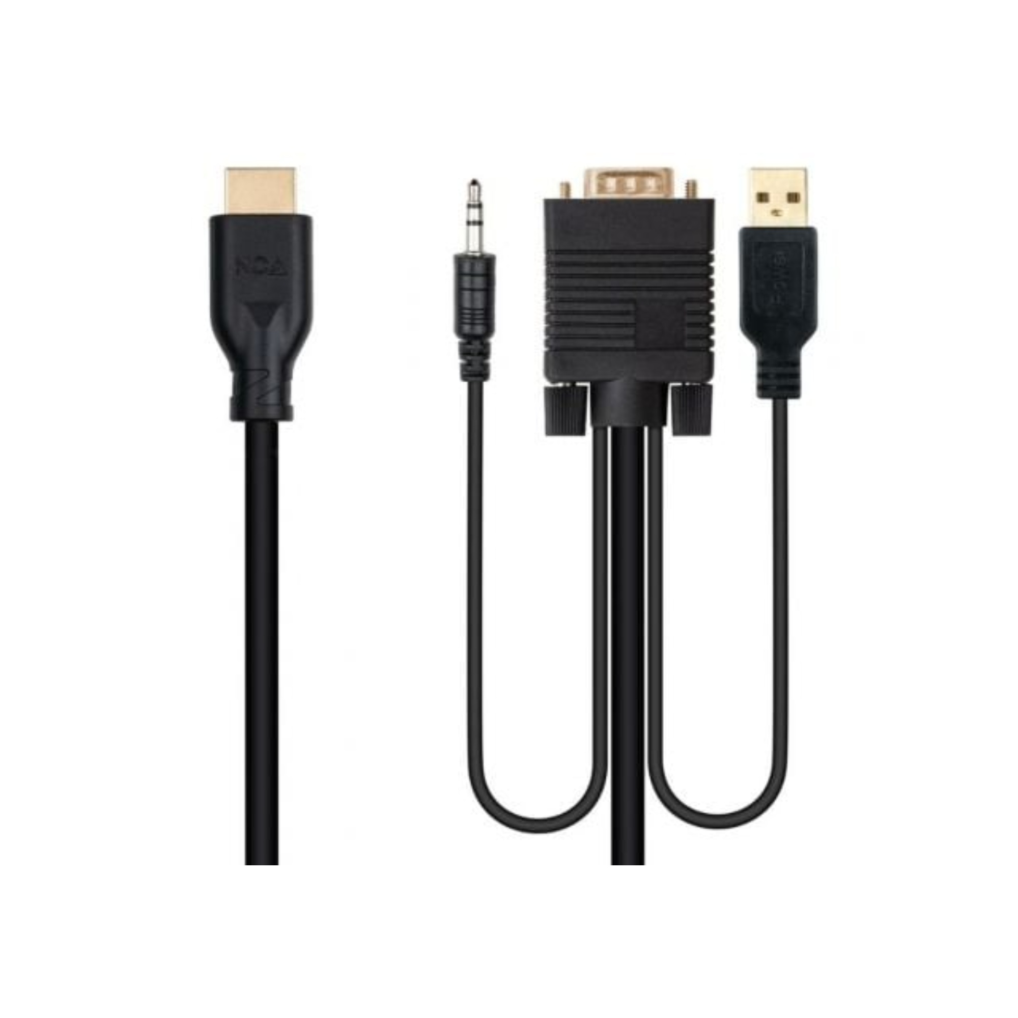 Nanocable Conversor VGA+Audio a HDMI M-M 1,8 m